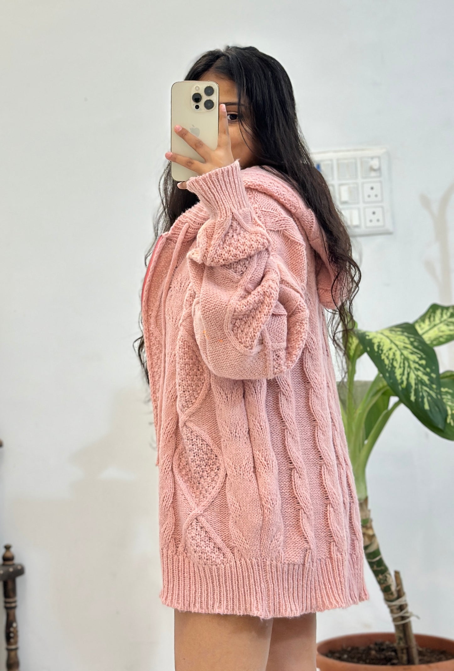 Korean oversized hoodie sweater (46-48)