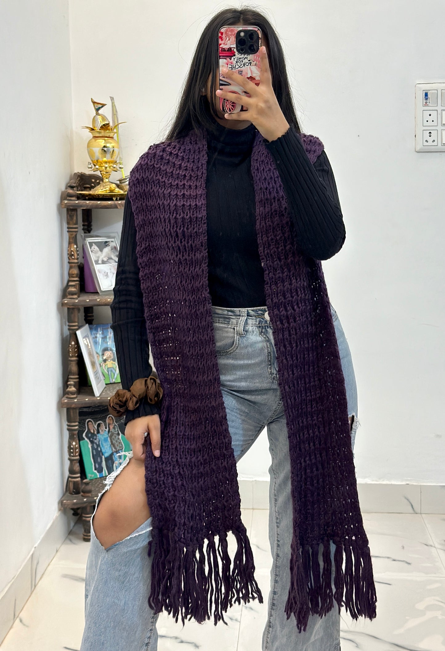 Woollen pretty muffler