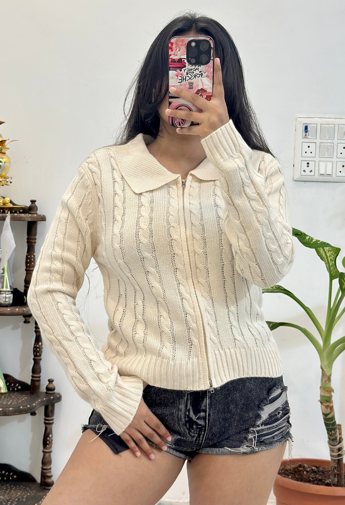 Zipper sweater (34-36)