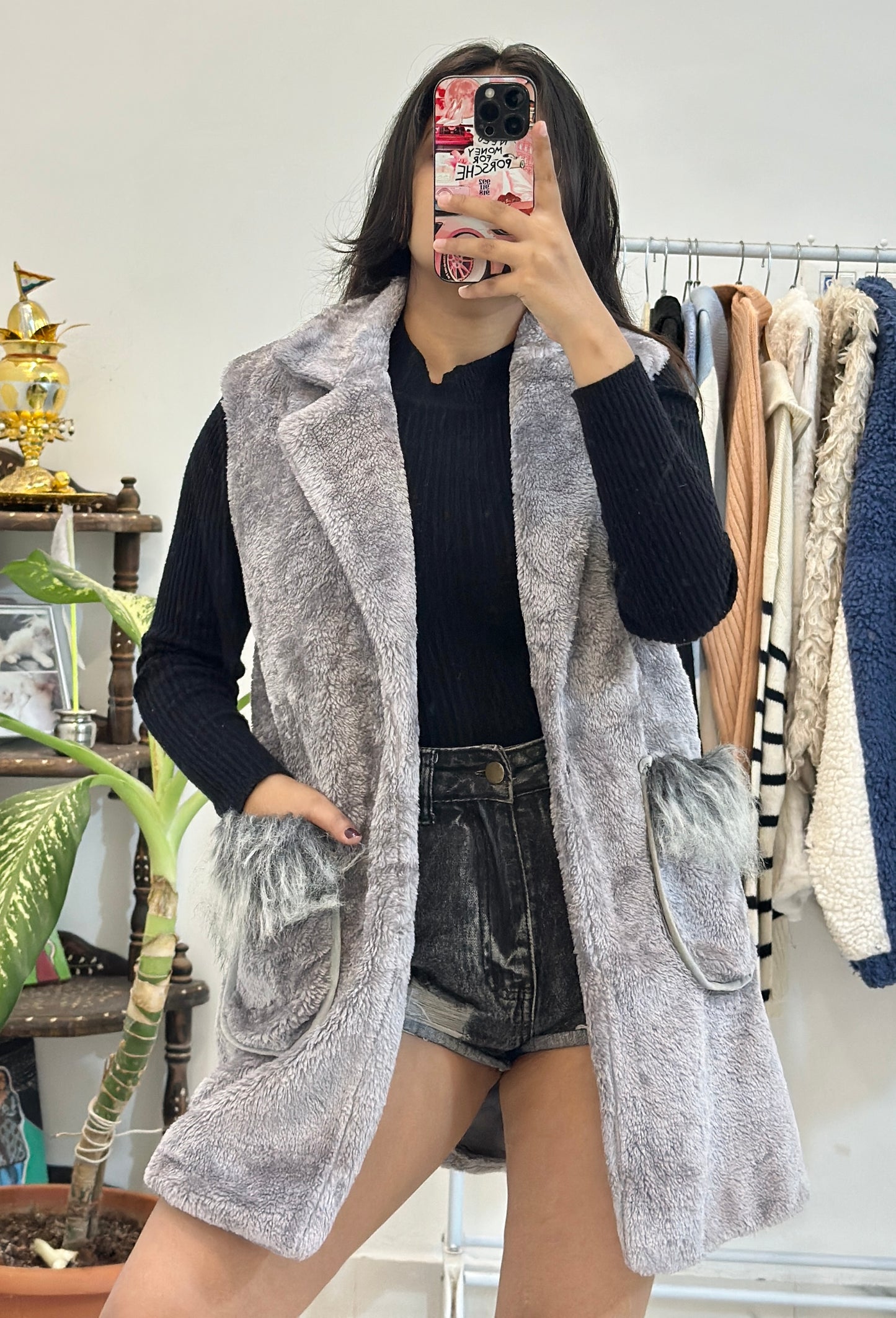 Heavy fur sweater (40-42)