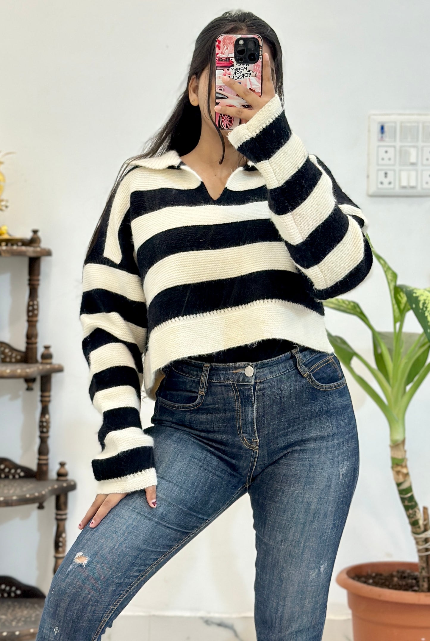 Oversized Korean sweater (Freesize)