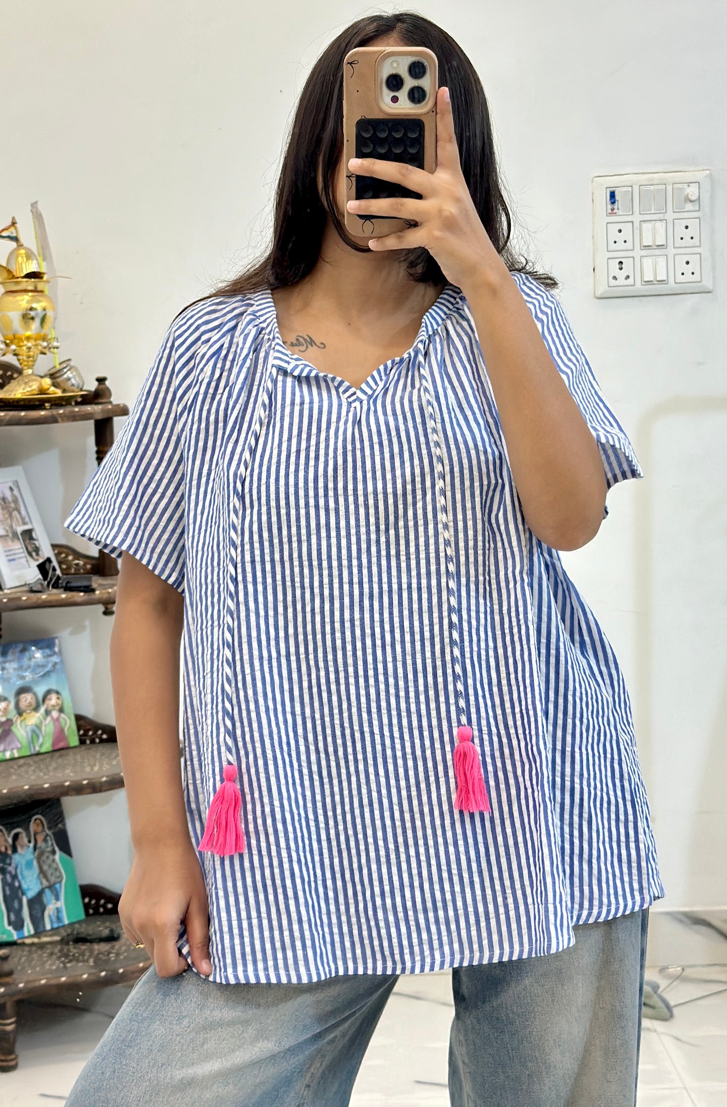 Pretty cotton top (36-38)