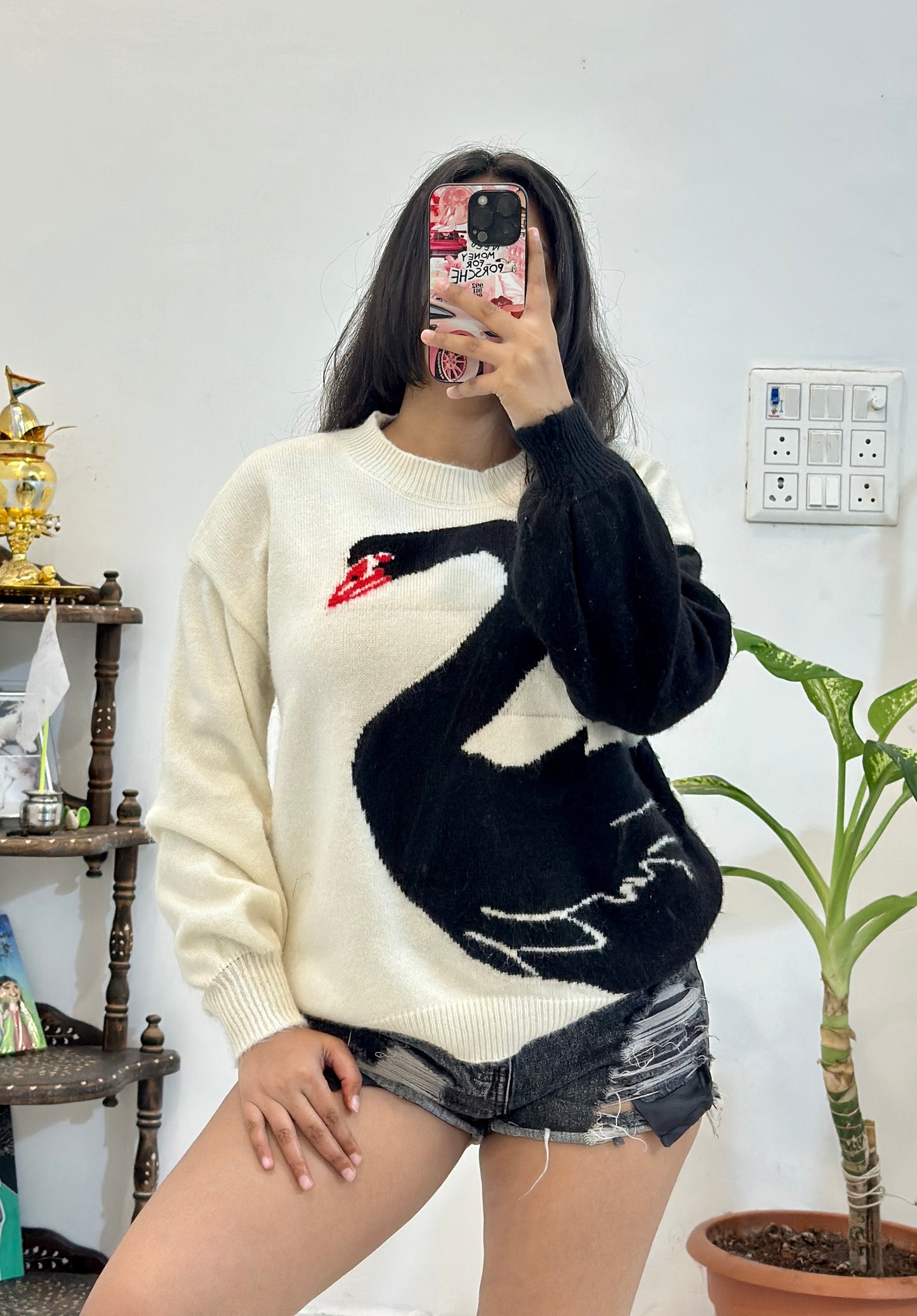 Oversized korean sweater (upto 42)