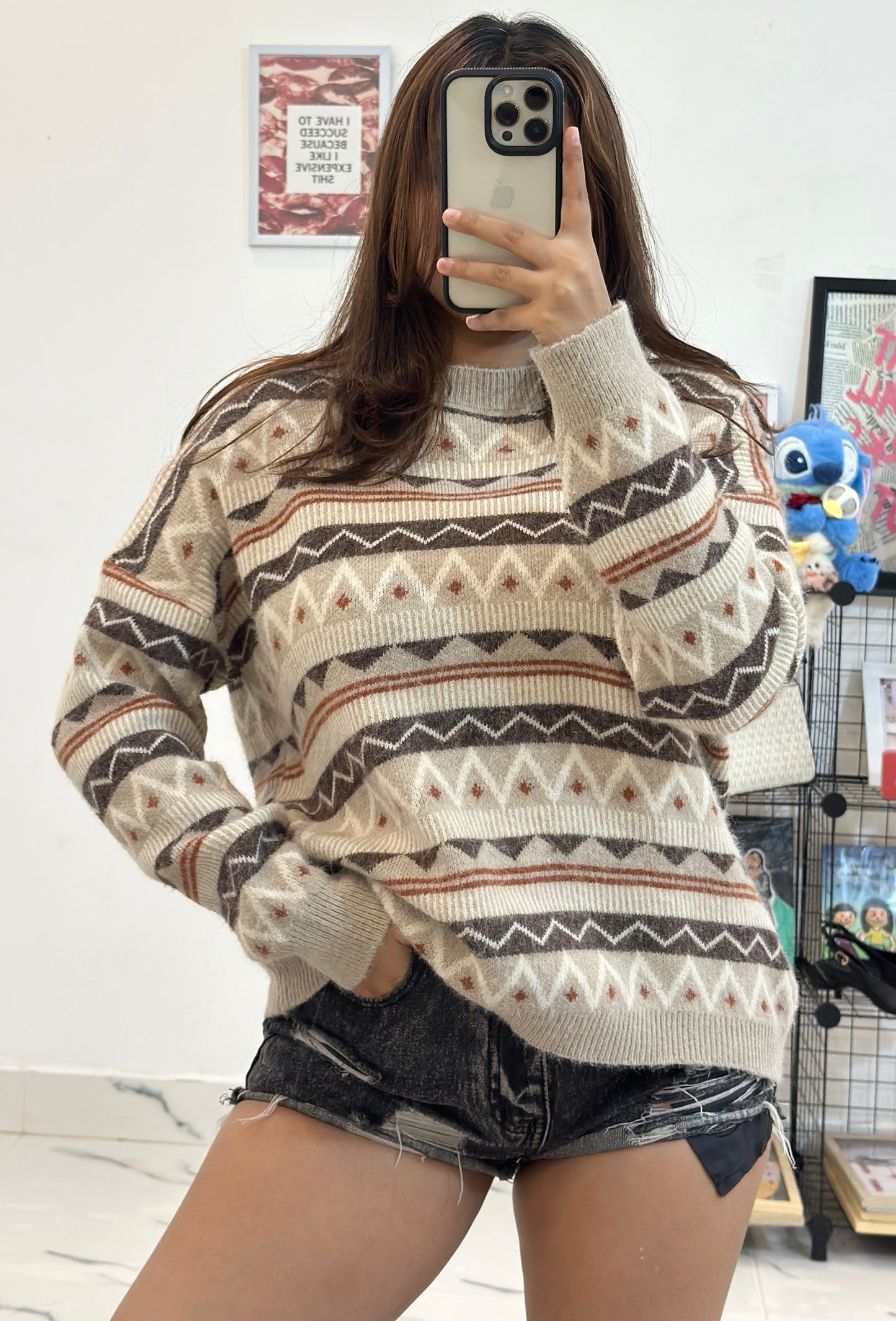 Oversized Korean sweater (38-40)