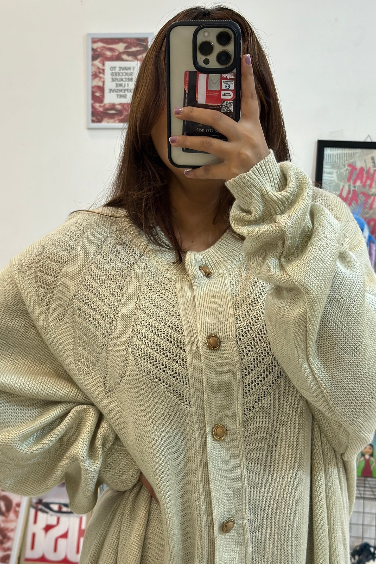 Oversized cardigan (48-50)