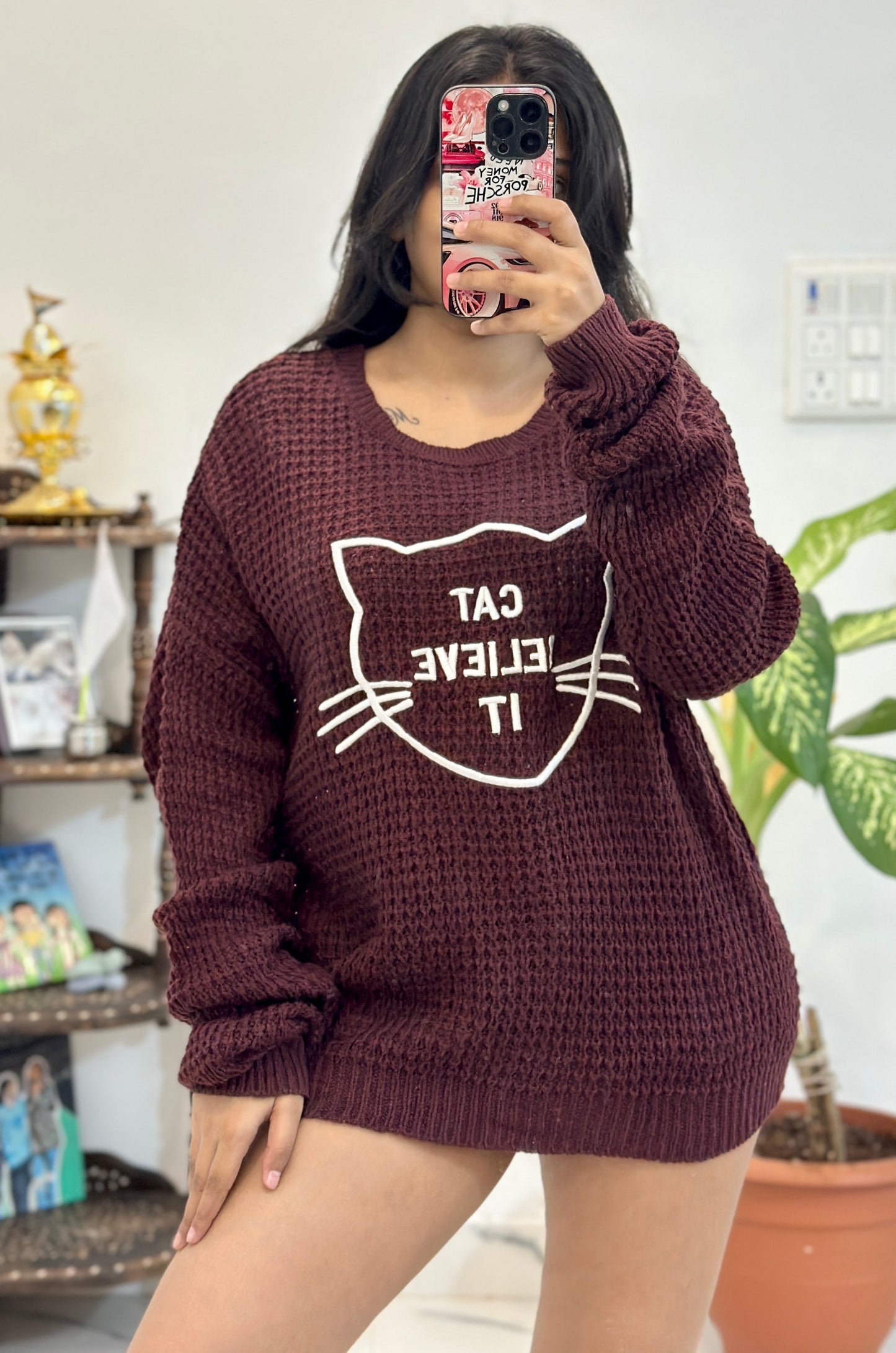 Pretty oversized sweater (44-46)