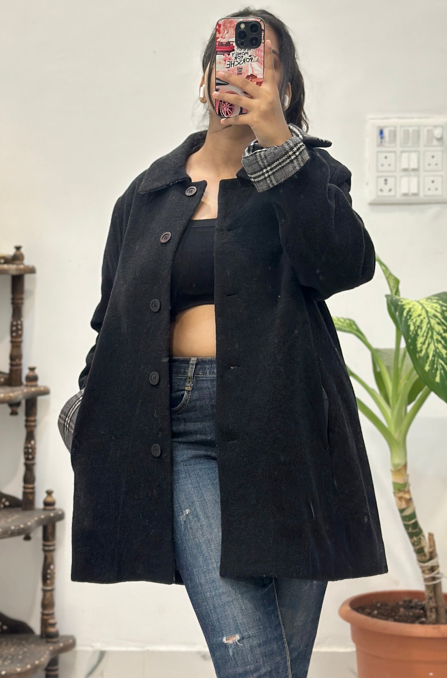 Heavy long coat (upto 38)