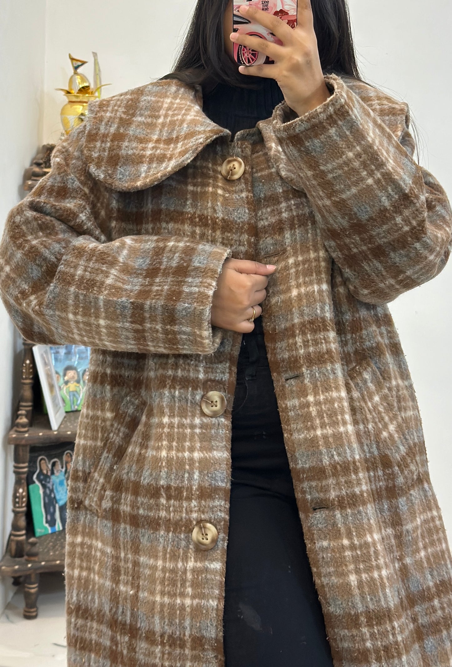 Heavy korean long coat (36-38)