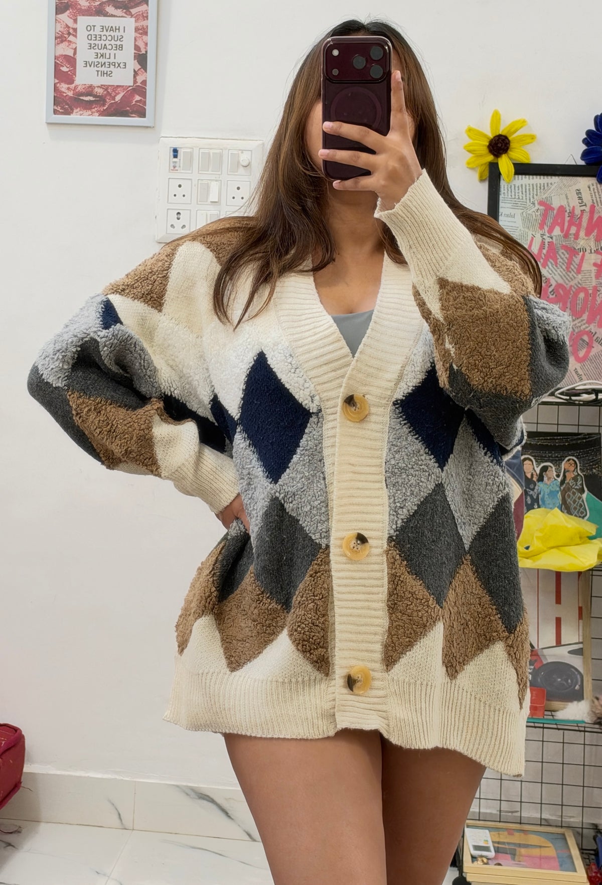 Oversized cardigan (42-44)