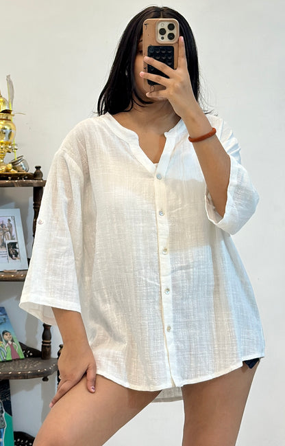 Linen oversized shirt (40-42)