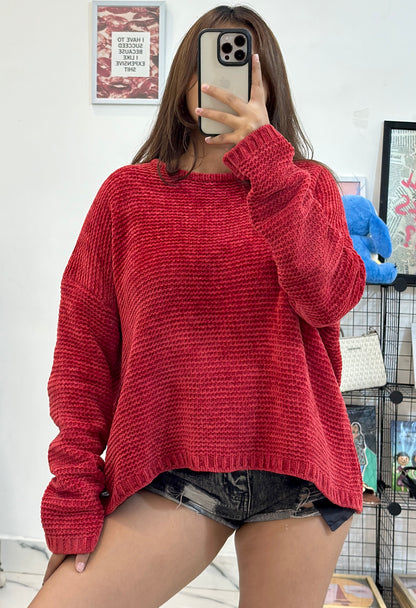 Red Chanel sweater(42-46)