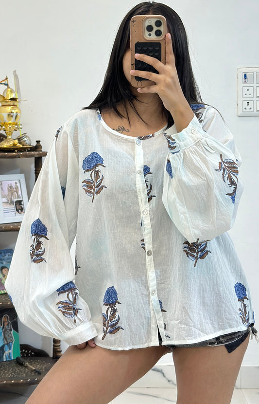 Pretty cotton top (42-44)