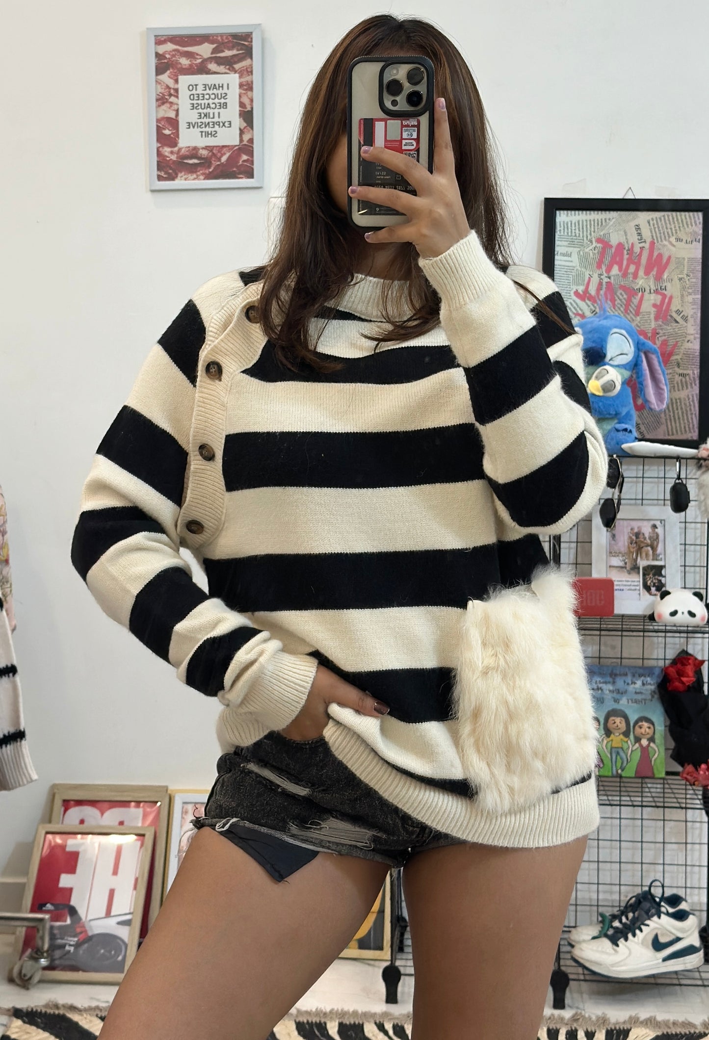 Oversized Korean sweater (36-38)