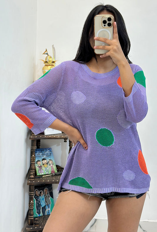 Pretty crochet top (36-38)