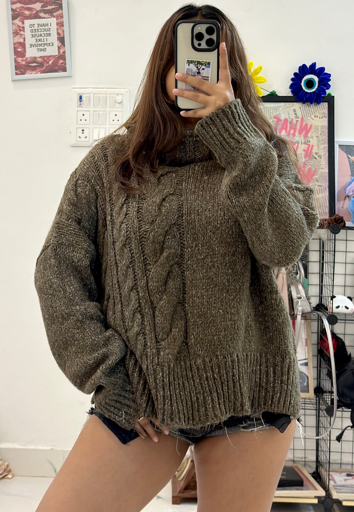 Oversized Korean sweater (42-46)