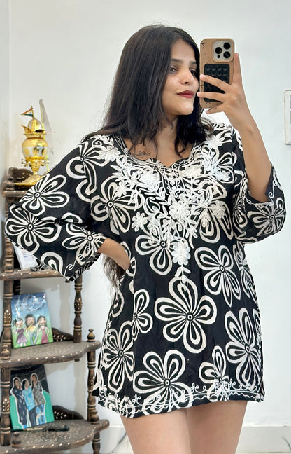 Pretty embroidered short kurti (42-44)