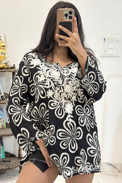 Pretty embroidered short kurti (42-44)