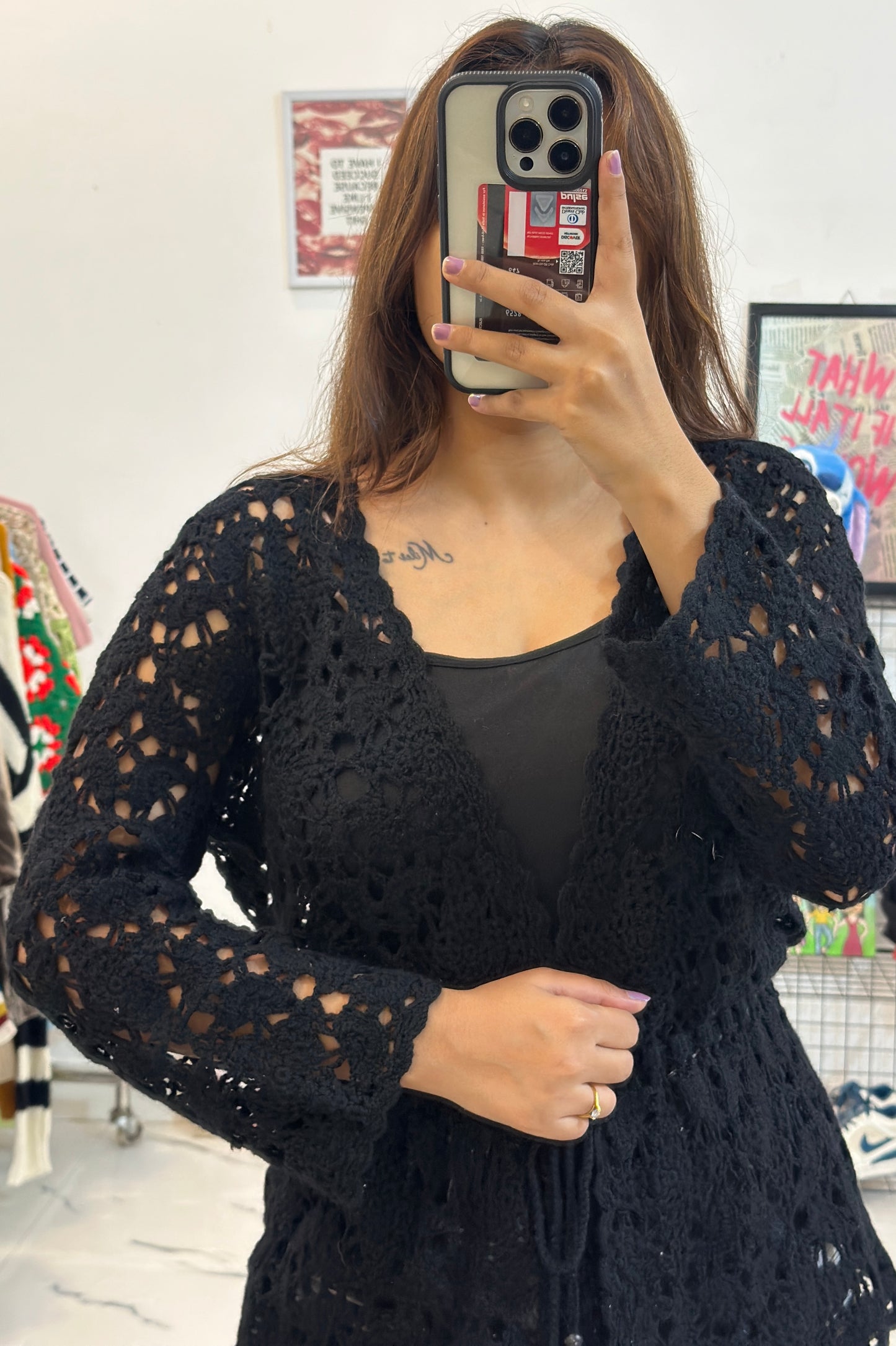 Pretty crochet top (38-40)