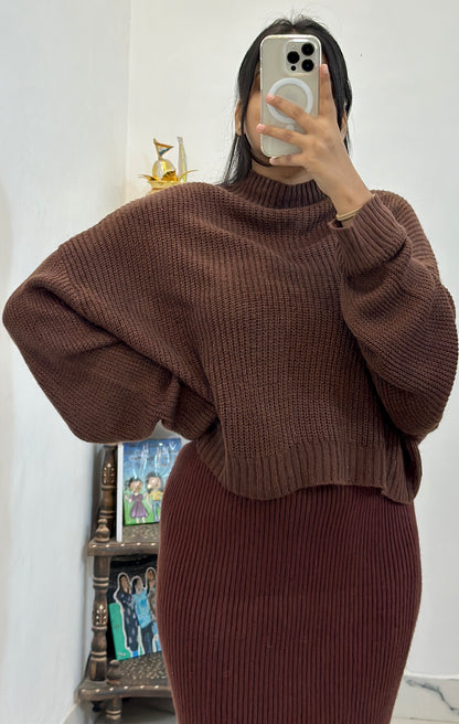 Pretty woollen cord set (26-28 waist / freesize top)