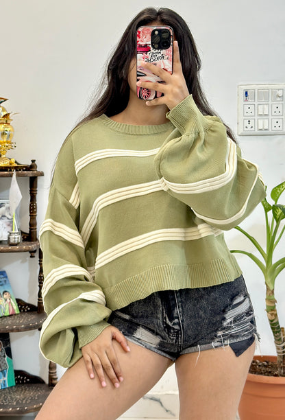 Oversized Korean sweater (freesize 50+)