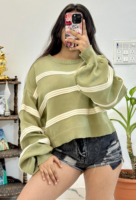 Oversized Korean sweater (freesize 50+)
