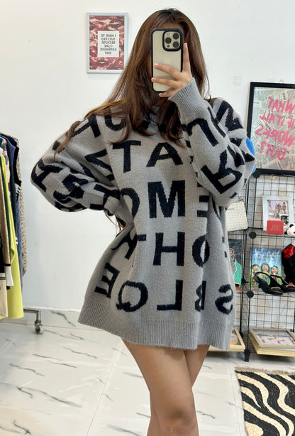 Oversized Korean sweater (44-46)