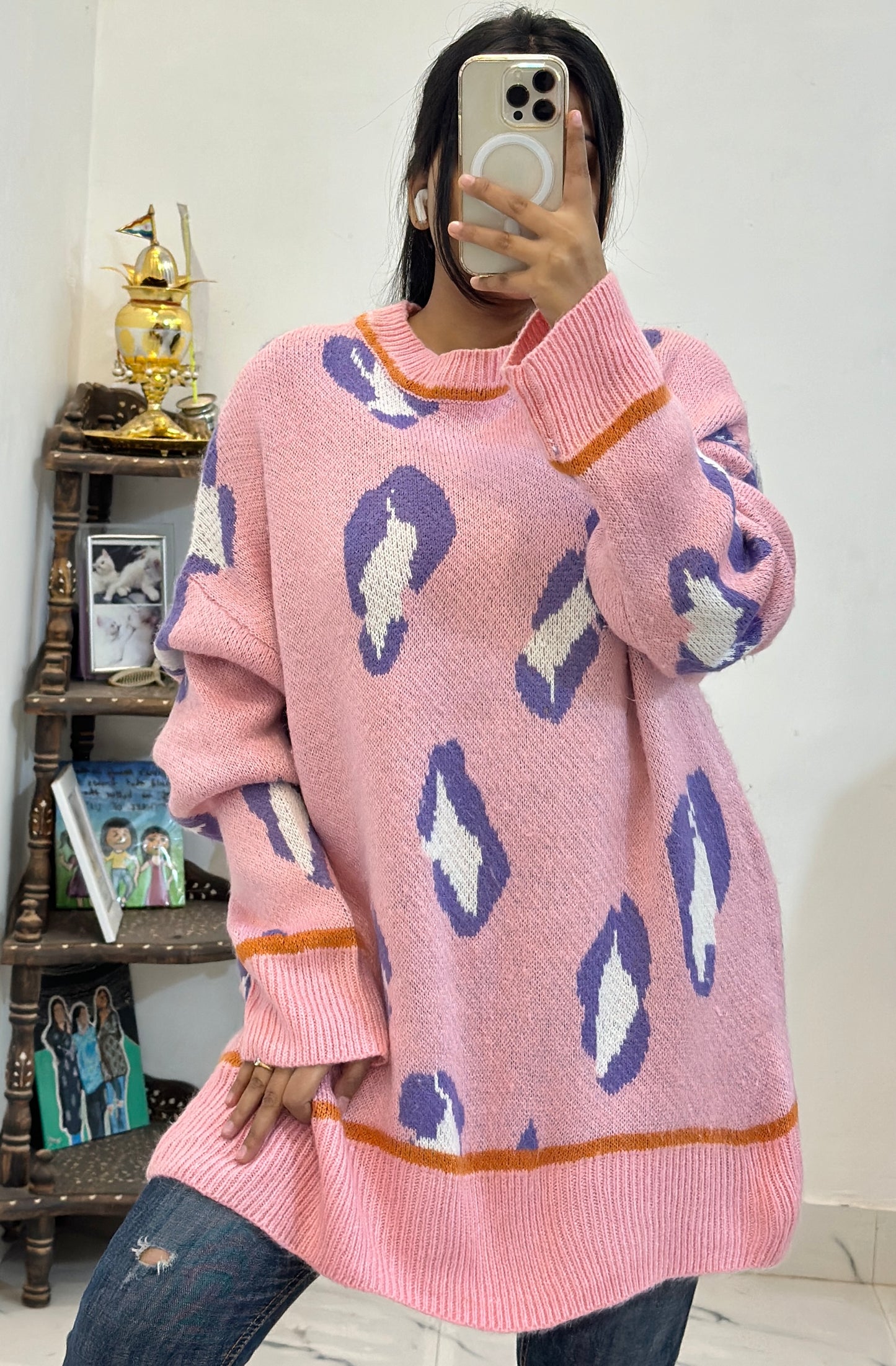 Korean oversized sweater (44-46)