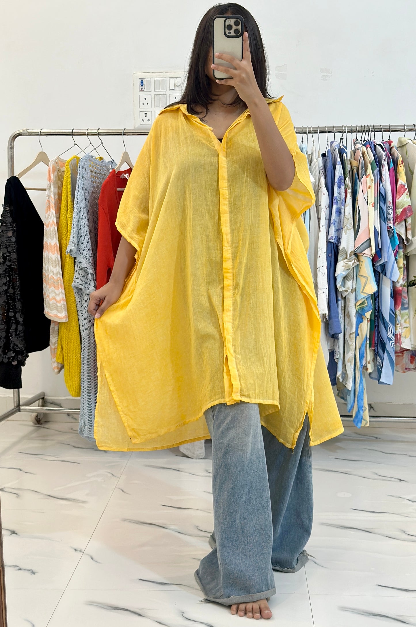 Oversized cotton top (48-50)