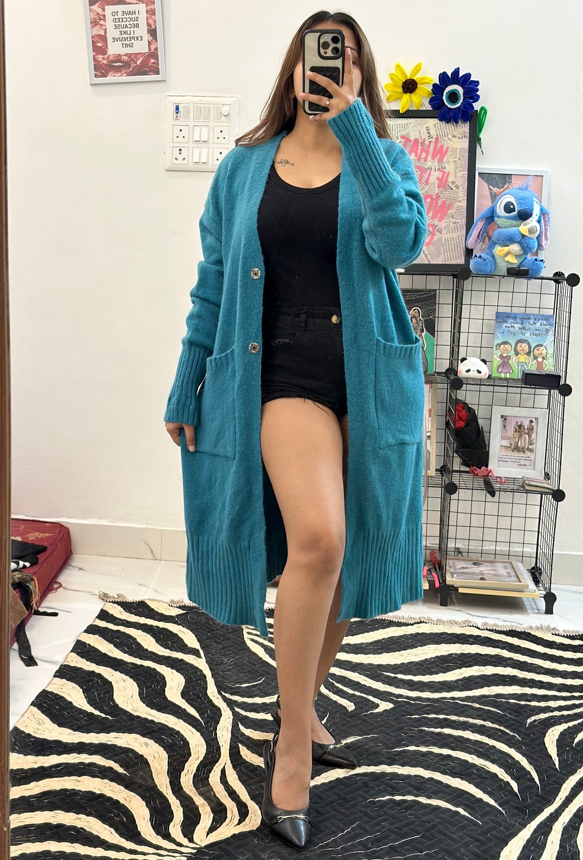 Oversized long shrug (40-42)