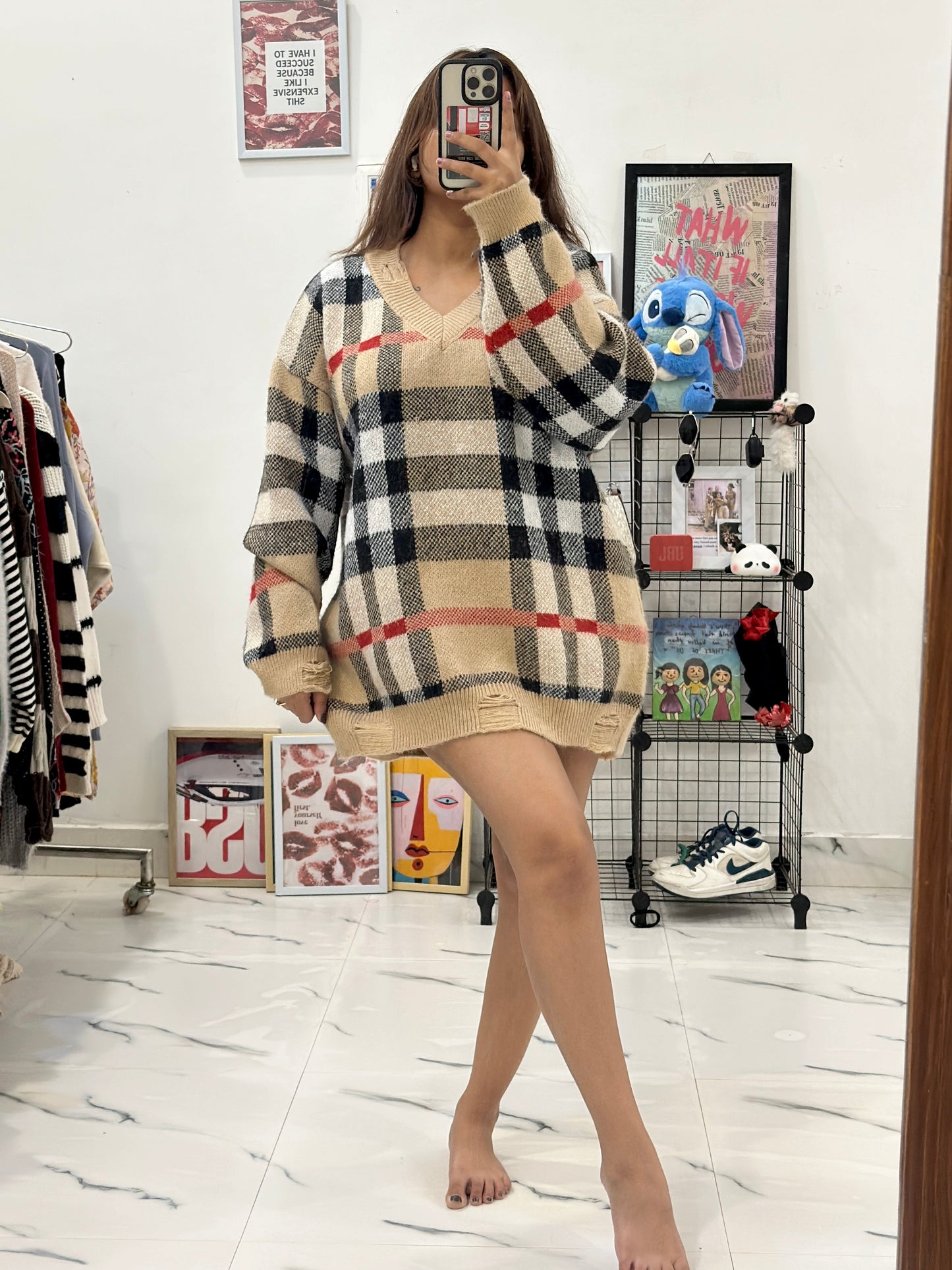 Oversized heavy Korean sweater (42-44)