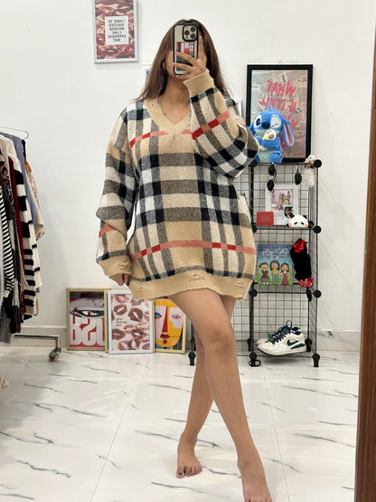 Oversized heavy Korean sweater (42-44)