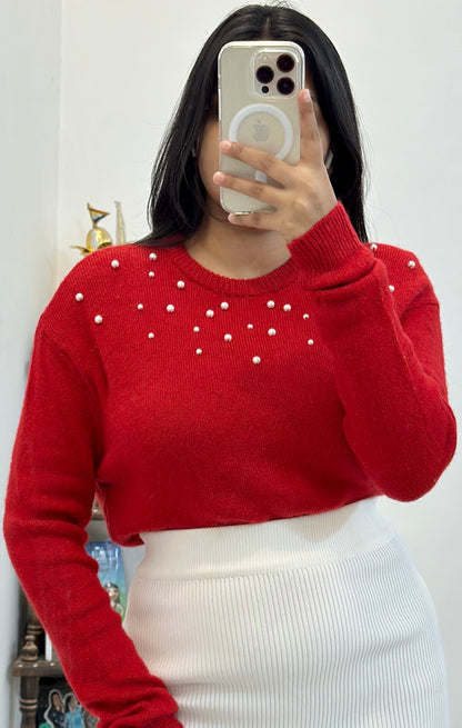 Pretty woollen cord set (26-28 waist / freesize top)