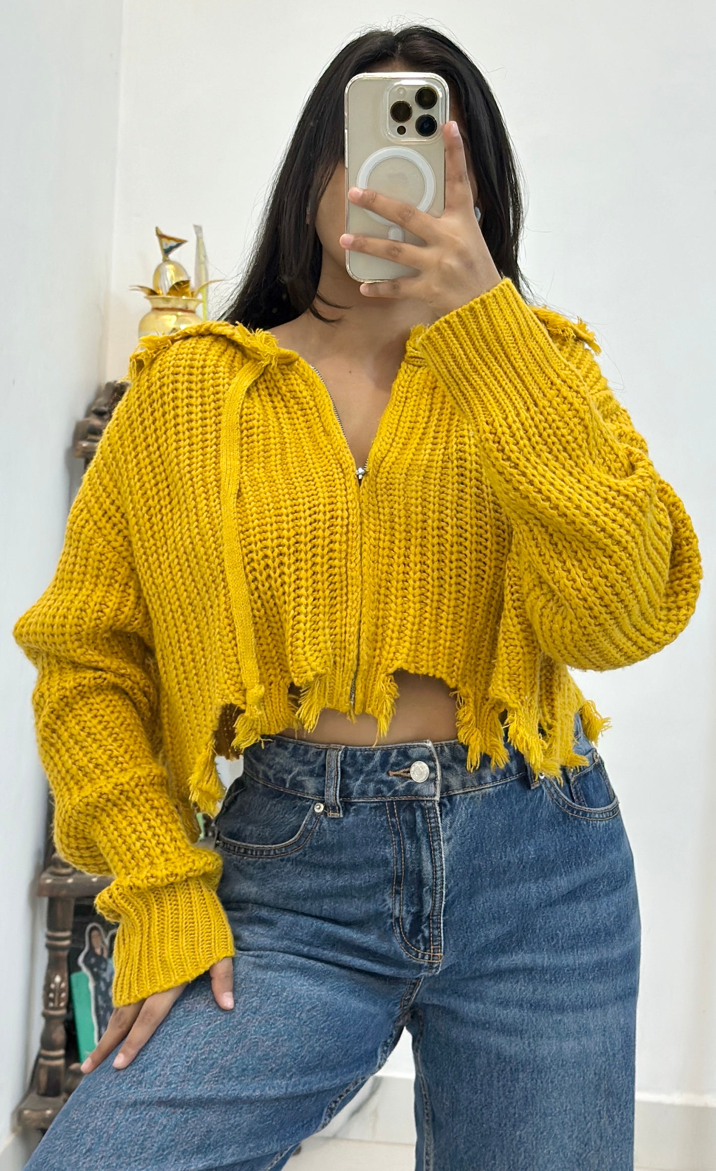 Oversized crop sweater (46-48)