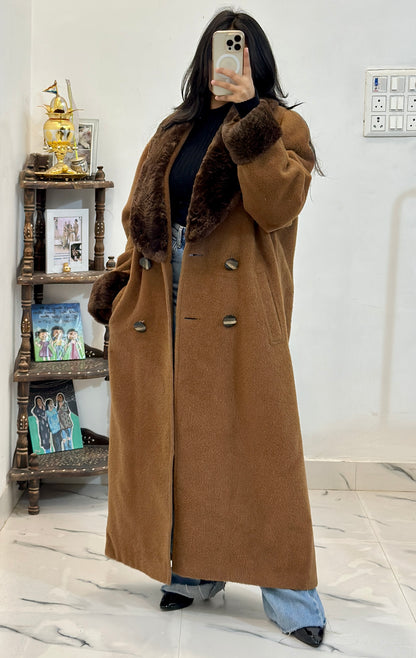 Heavy furry long coat (44-46)