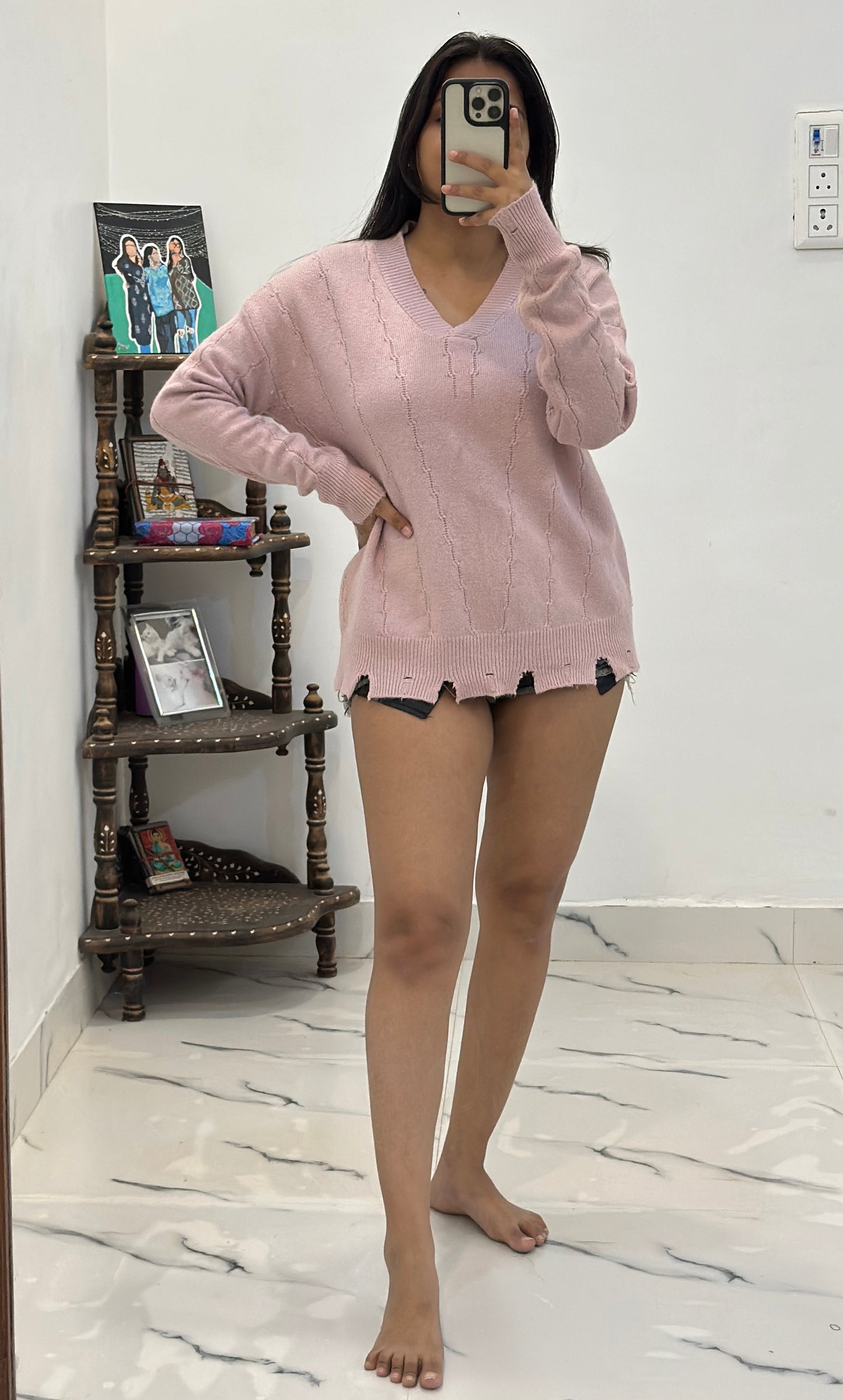 Pink sweater (40-42)