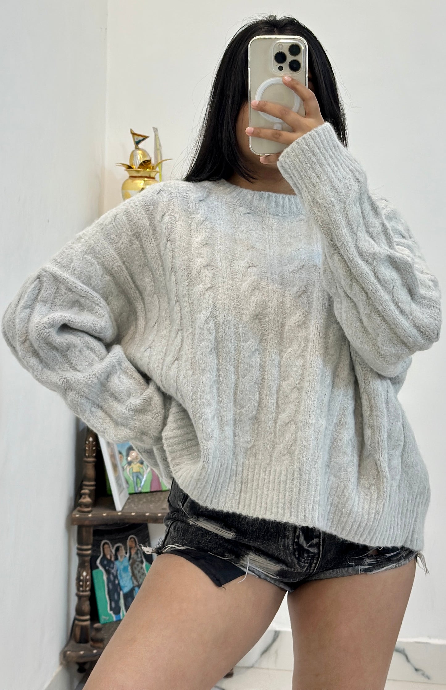 oversized heavy sweater (48-50)