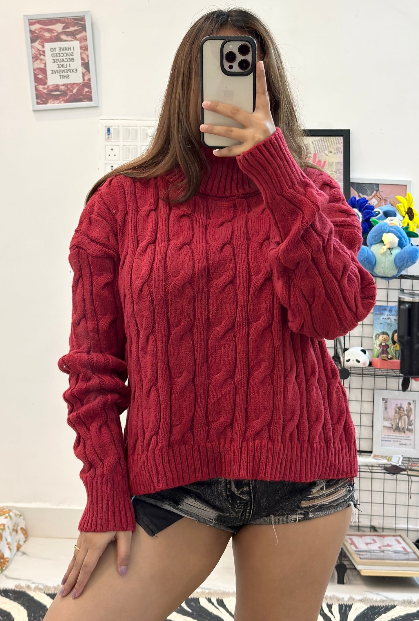Oversized Korean sweater (34-40)