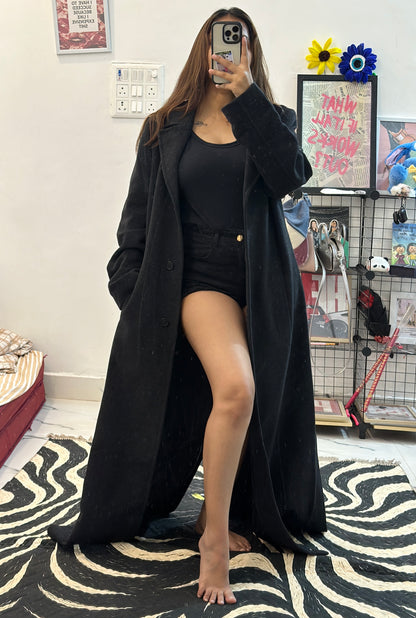 Black Long coat (32-34)
