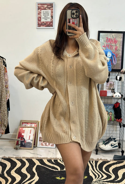 Korean oversized cardigan (50-52)