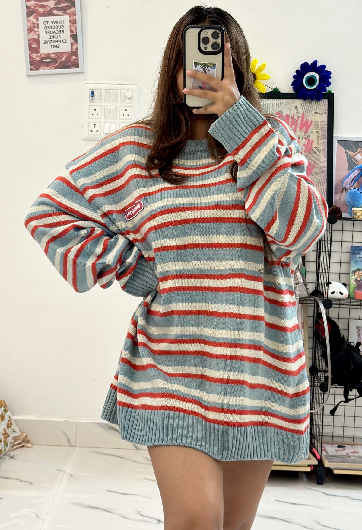 Oversized Korean sweater (42-46)