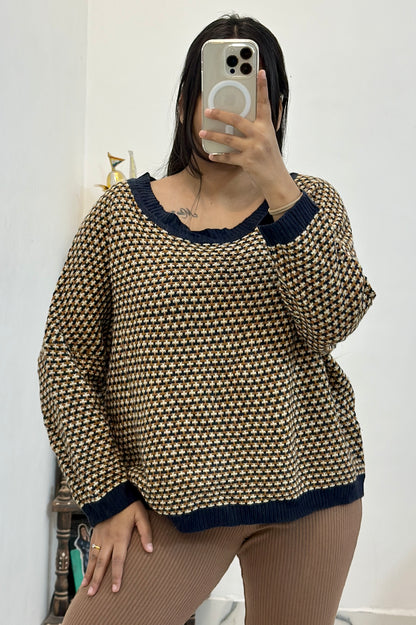 Pretty woollen cord set (26-28 waist / freesize sweater)