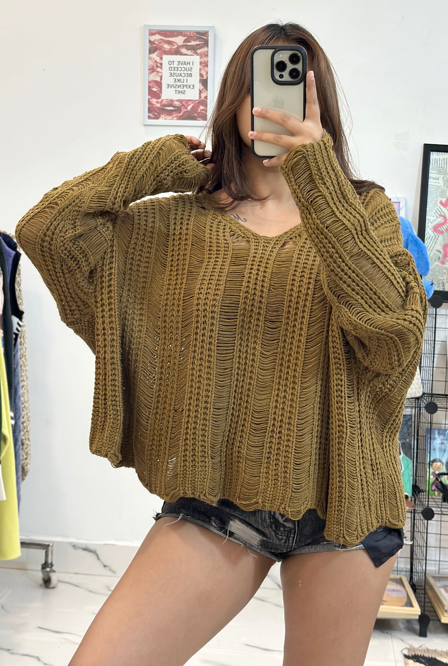 Oversized Korean sweater (46-48)