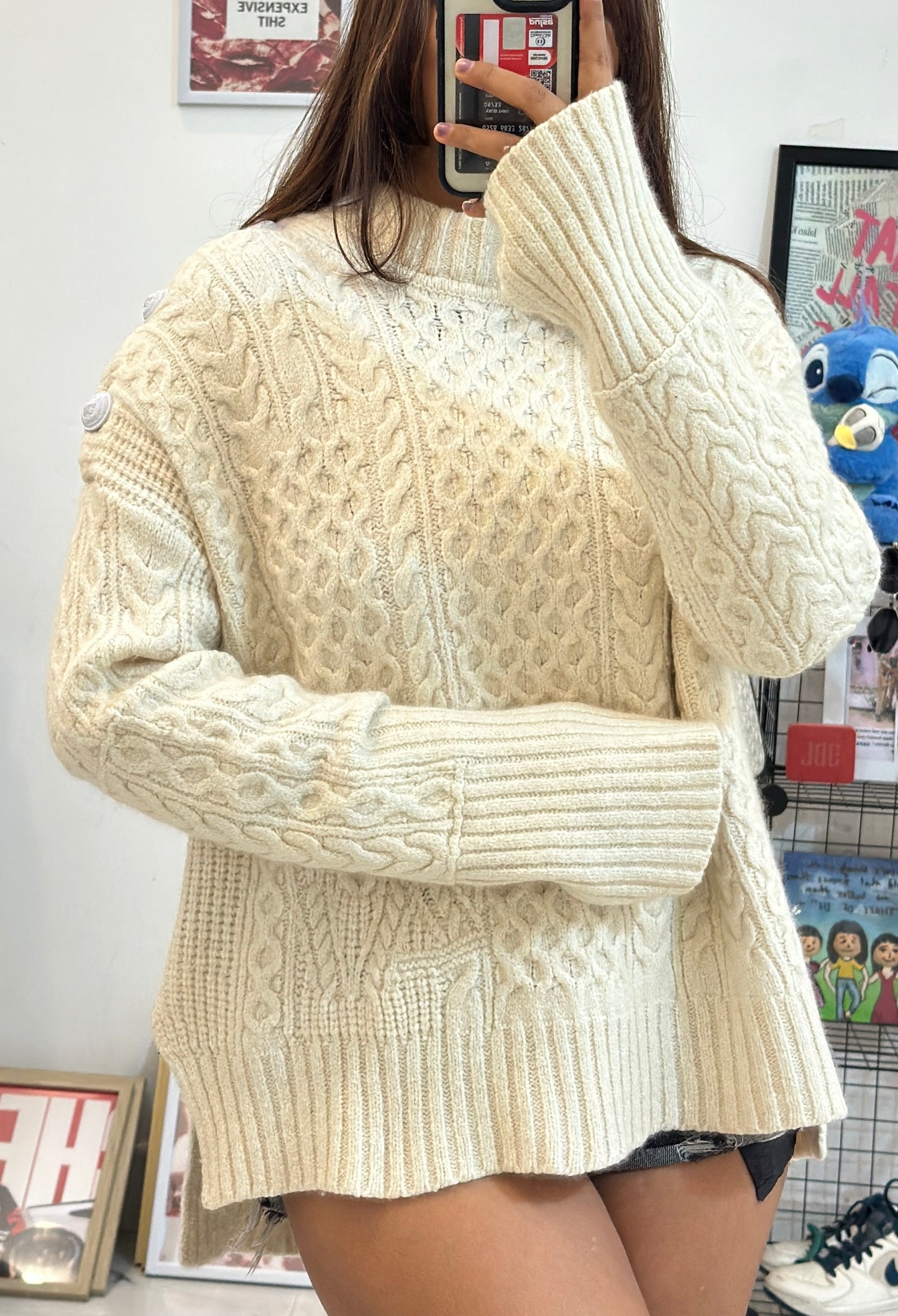 Oversized Korean sweater (42-44)