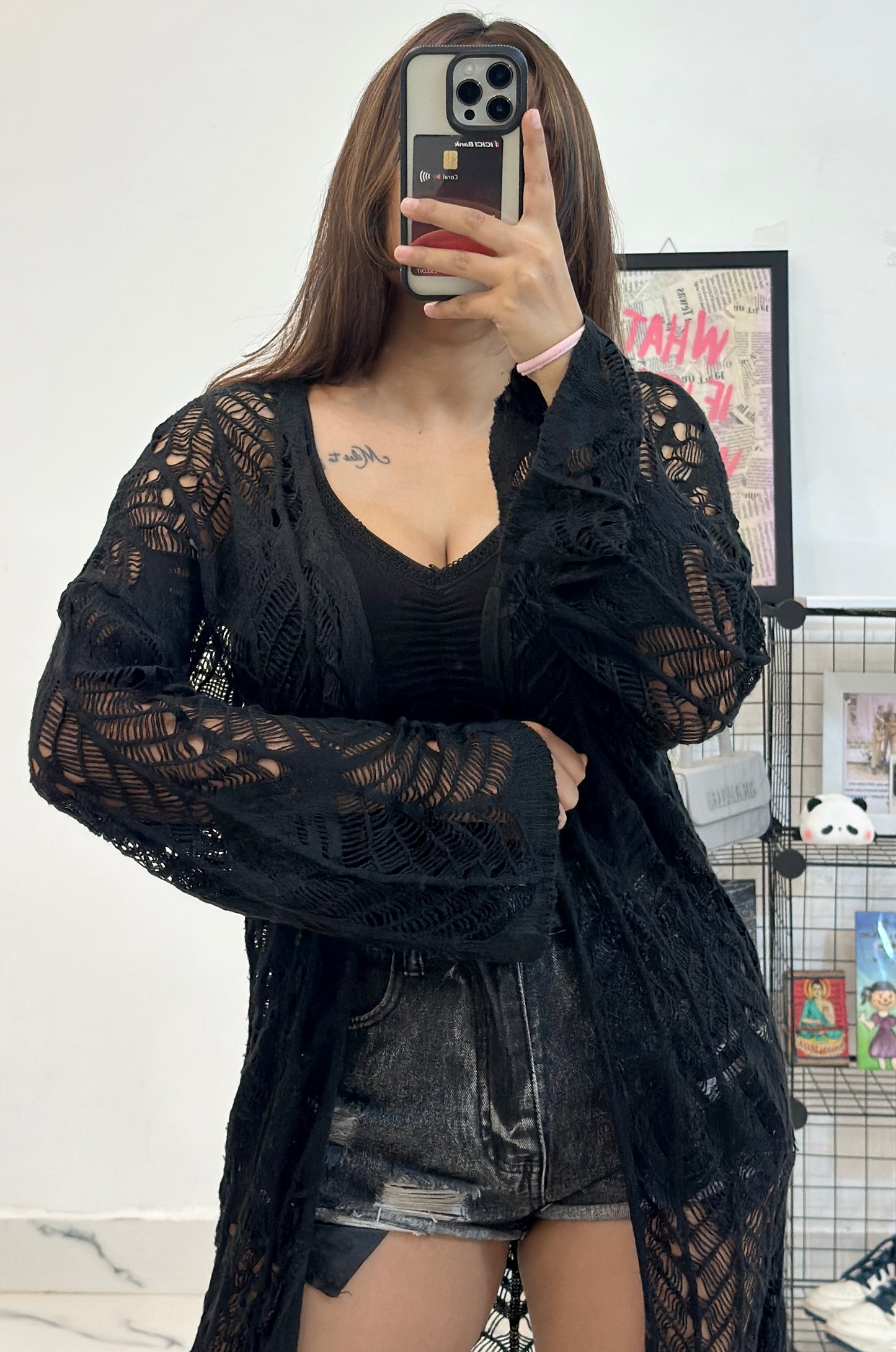 Pretty crochet shrug (38-40)