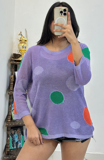 Pretty crochet top (36-38)