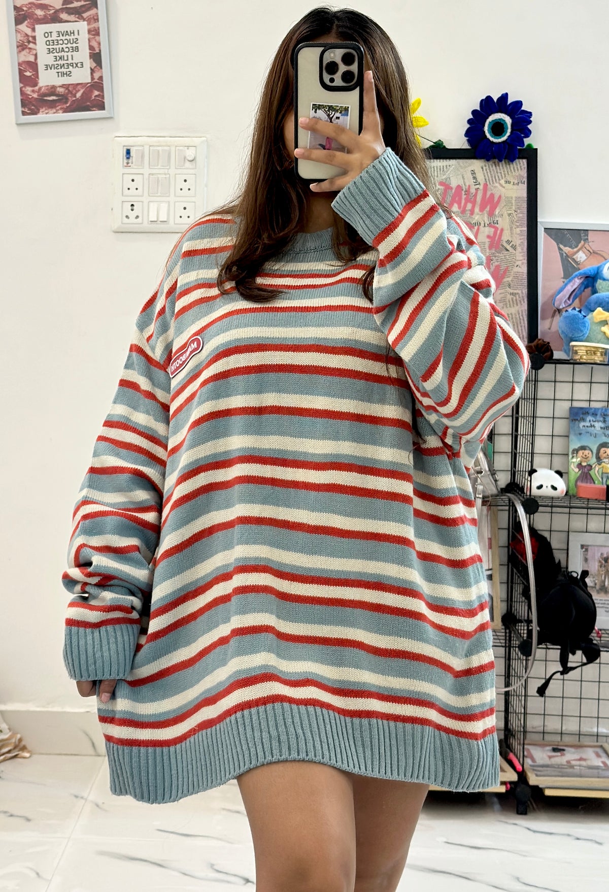 Oversized Korean sweater (42-46)