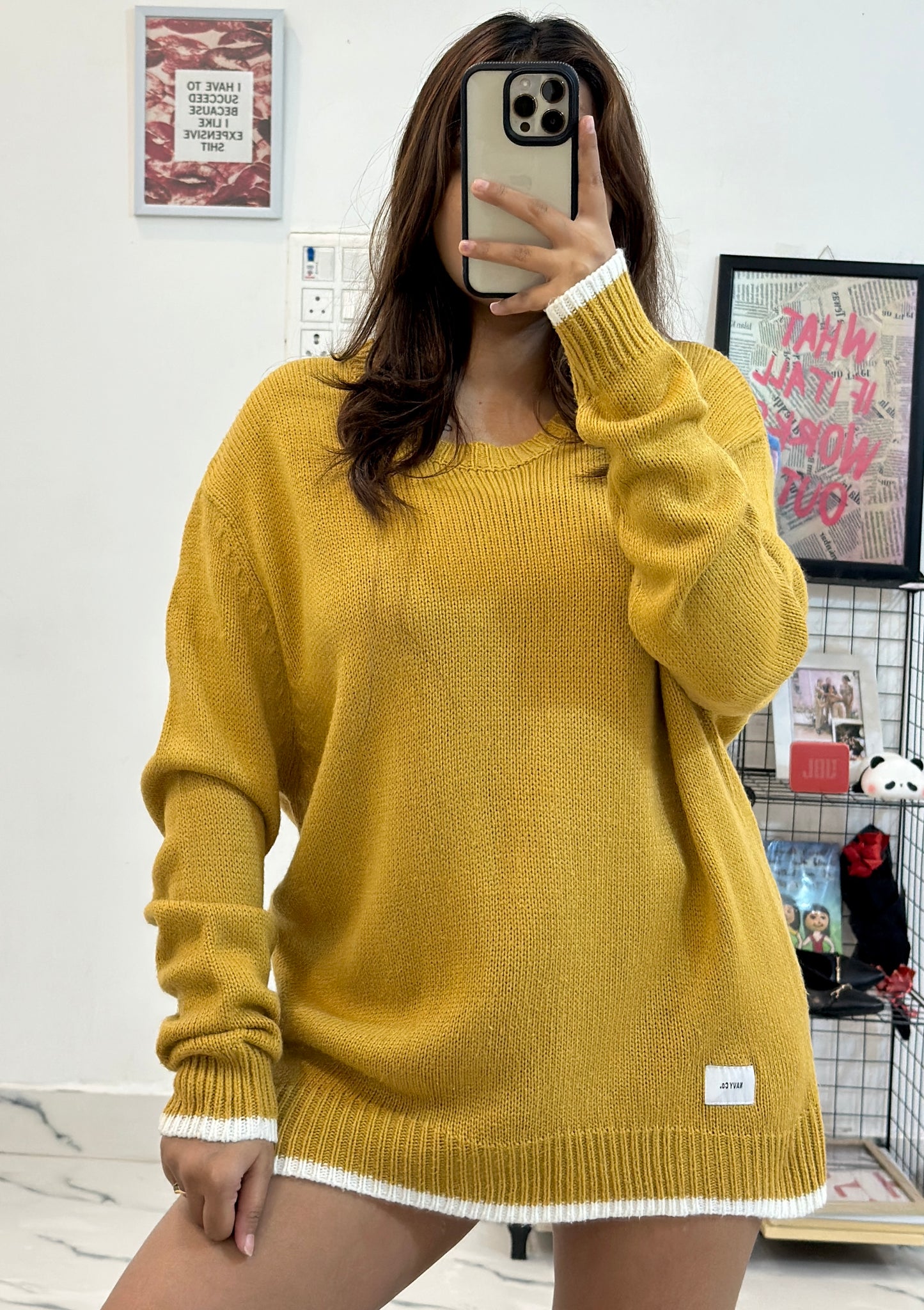 Oversized Korean sweater (38-40)