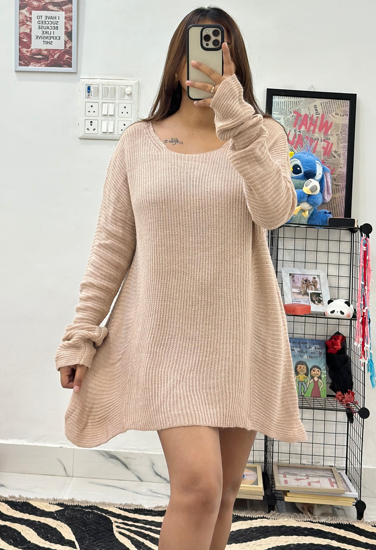 Oversized Korean sweater (38-40)