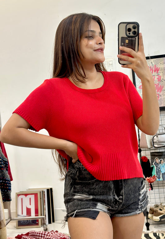 knitted top (38-40)