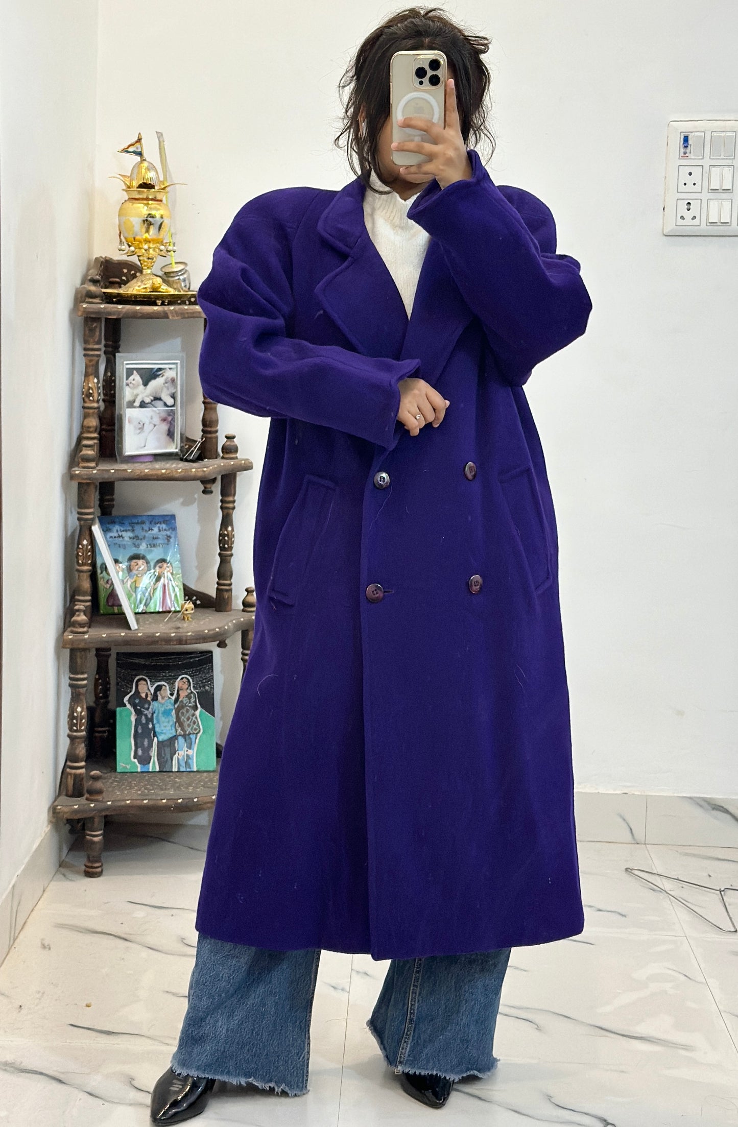Heavy long coat (42-44)
